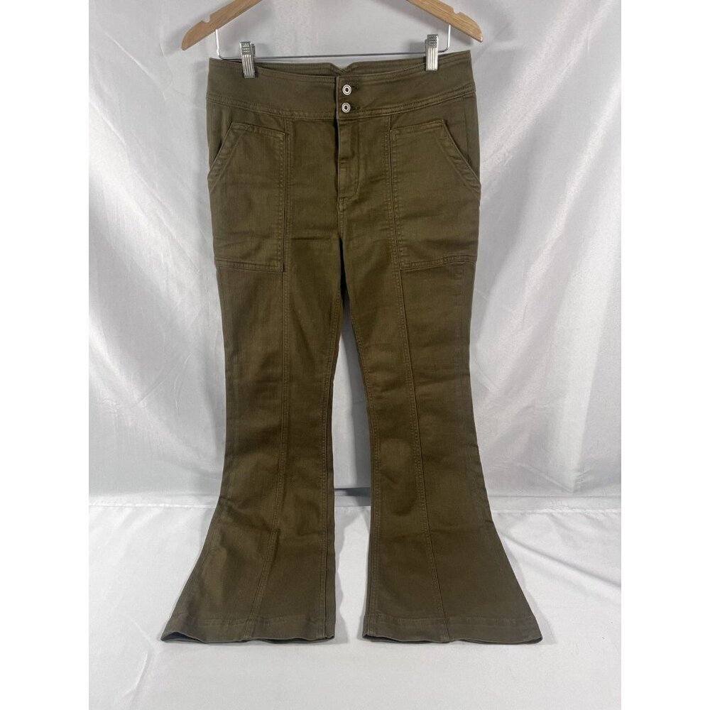 Pilcro and the Letterpress Anthropologie High Rise Trouser Bootcut Jeans Size 30